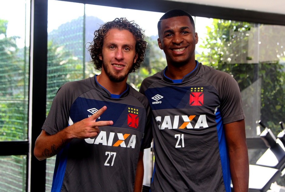 Vasco anunciou Rafael Galhardo e Erazo - Paulo Fernandes/Vasco.com.br