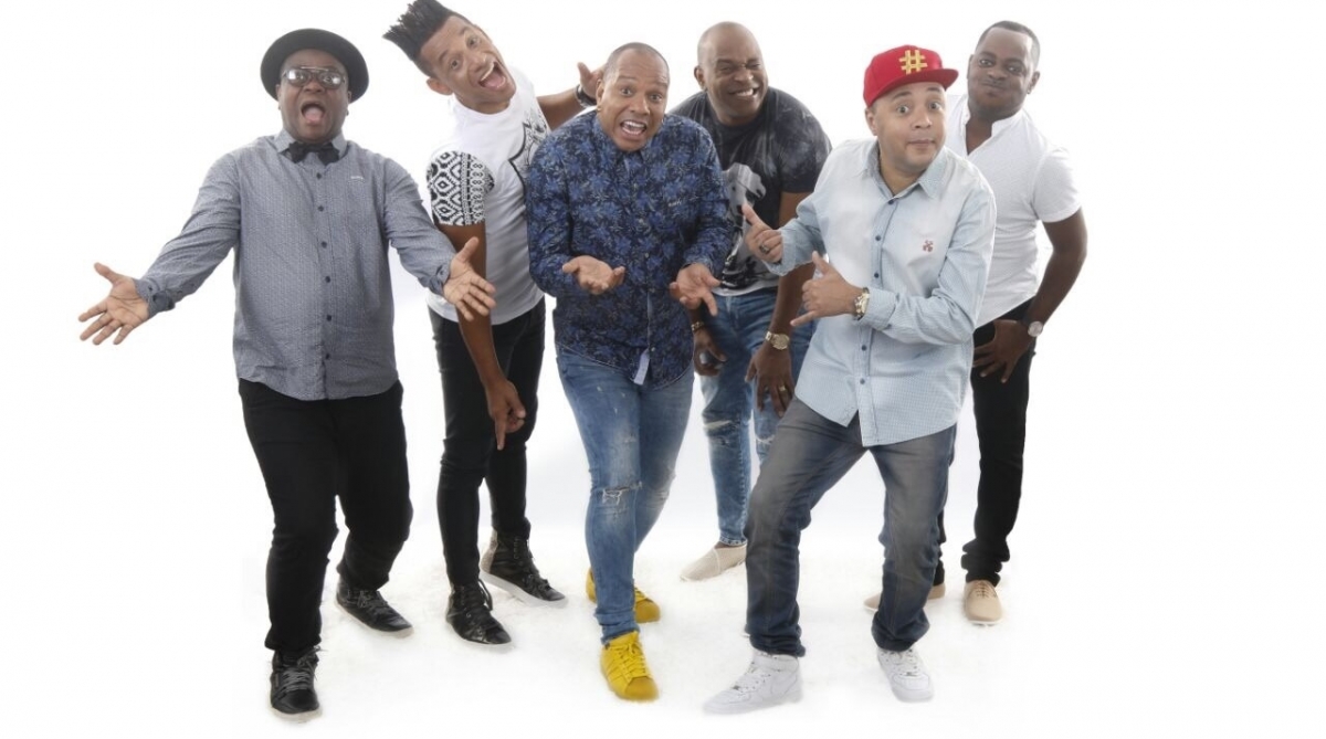 Compadre Washington e Beto Jamaica, do É o Tchan, para o show do Moletchan