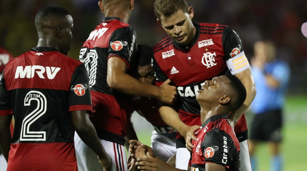 Partida entre Volta Redonda x Flamengo no Est&aacute;dio Raulino de Oliveira, em Volta Redonda, v&aacute;lida pela 1&ordf; Rodada da Ta&ccedil;a Guanabara (1&ordm; Turno do Campeonato Carioca). Foto - Gilvan de Souza / Flamengo