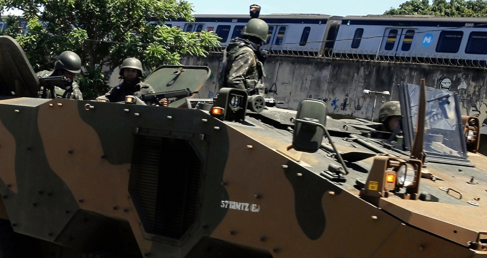  Forças armadas no Jacarezinho Zona Norte do Rio, no ano passado