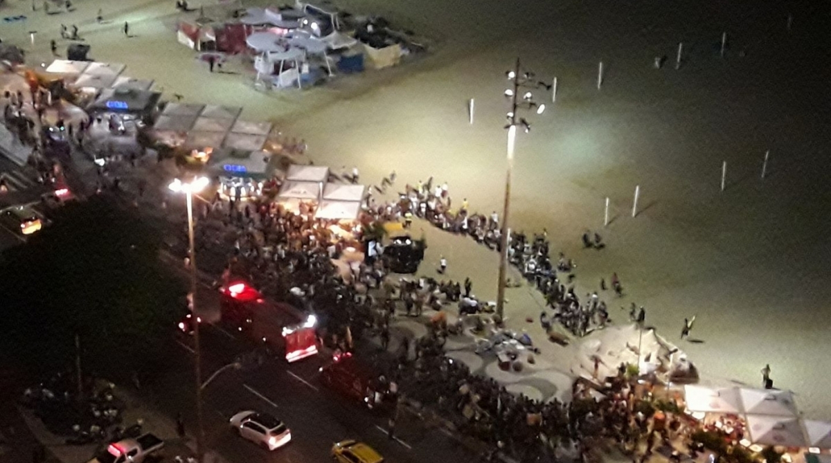 Acidente em Copacabana deixa pelo menos dez feridos