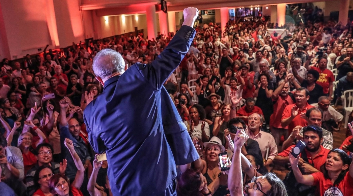 Lula participou de ato em São Paulo, nesta quinta