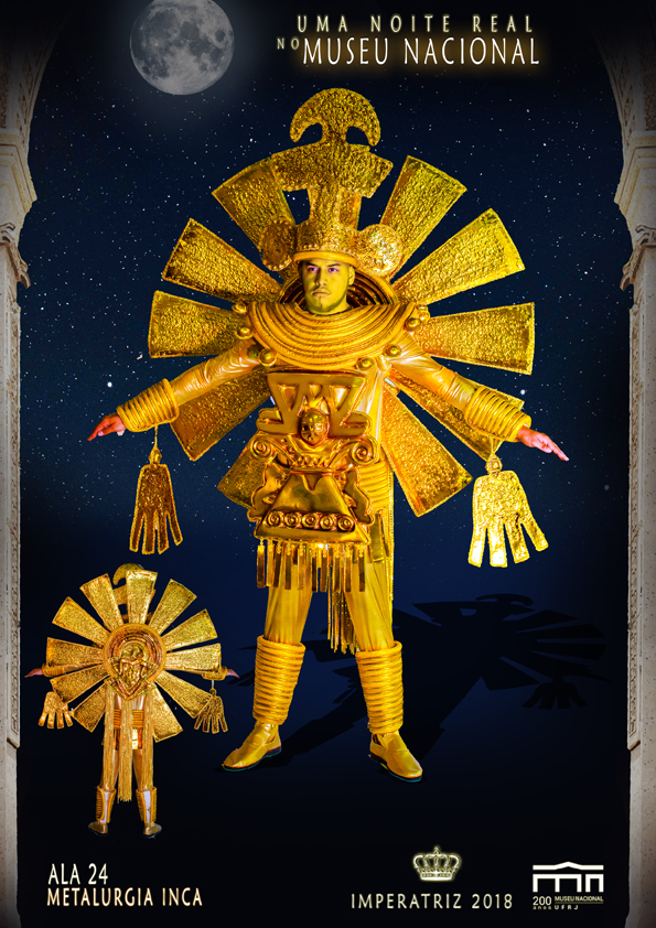 Fantasia da Grande Rio na ala 'Todo Dia Era Dia de Índio'