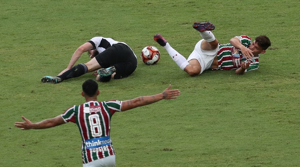 20/01/2018 - Campeonato Carioca de Futebol - Jogo entre as equipes do Fluminense x Botafogo, no estádio Mário Filho, o Maracanã, na cidade do Rio de Janeiro. Foto de Alexandre Brum/Agência O Dia - ATAQUE ESPORTE FUTEBOL PROFISSIONAL