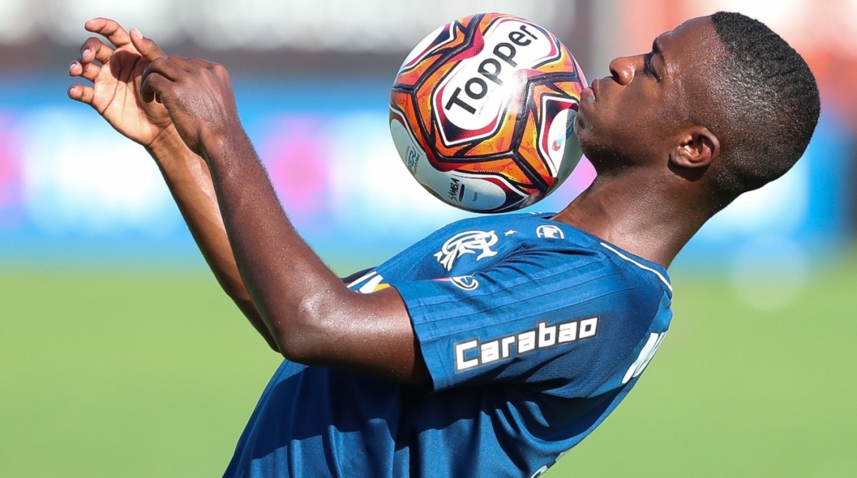 Treino do Flamengo - Vinicius Junior