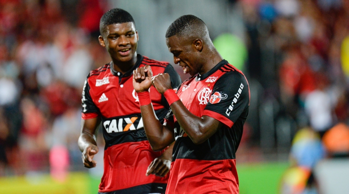 AG&Ecirc;NCIA DE NOT&Iacute;CIAS - PARCEIRO - O jogador Ronaldo do Flamengo durante partida contra a Cabofriense em jogo v&aacute;lido pela segunda rodada da Ta&ccedil;a Guanabara do Campeonato Carioca 2018, no est&aacute;dio Ilha do Urubu, no Rio de Janeiro, neste domingo, 21. Foto: Clever Felix/Parceiro/Ag&ecirc;ncia O Dia