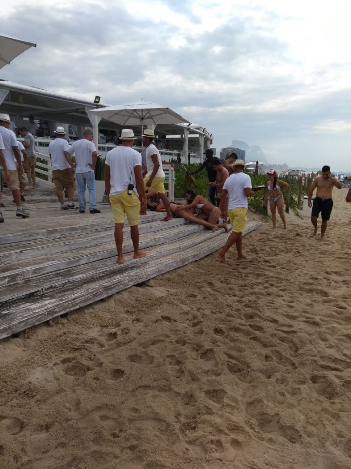 Banhista foi baleada no cal&ccedil;ad&atilde;o da praia da Reserva