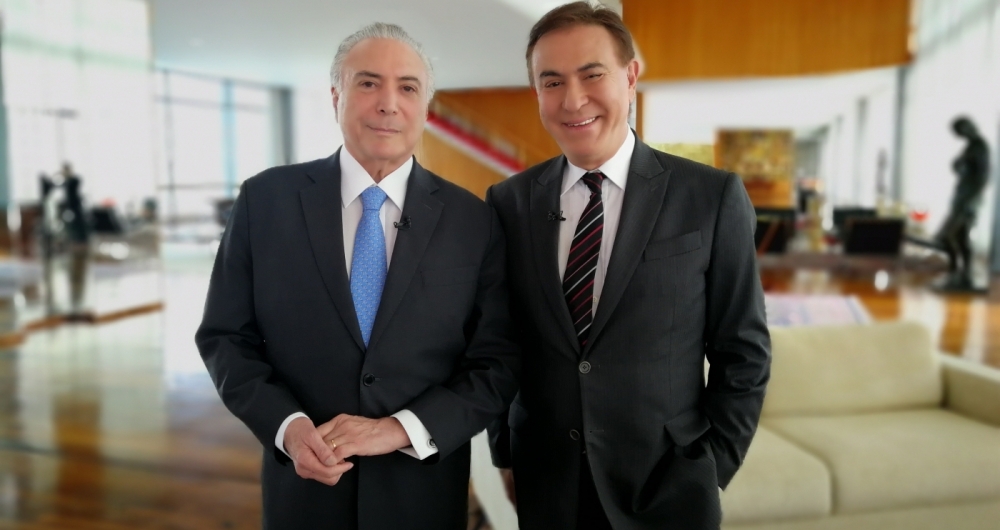 Michel Temer e Amaury Jr.