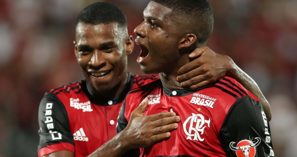 O jogador Lincoln comemora seu gol durante a partida entre Flamengo x Bangu na Ilha do Urubu, v�lida pela 3� Rodada da Ta�a Guanabara (1� Turno do Campeonato Carioca). Foto - Gilvan de Souza / Flamengo