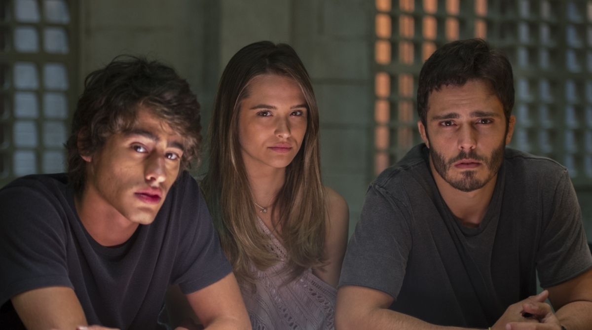 Lili (Juliana Paiva), William (Thiago Rodrigues) e Rafa (Vinicius Redd) em 'Além do Horizonte'