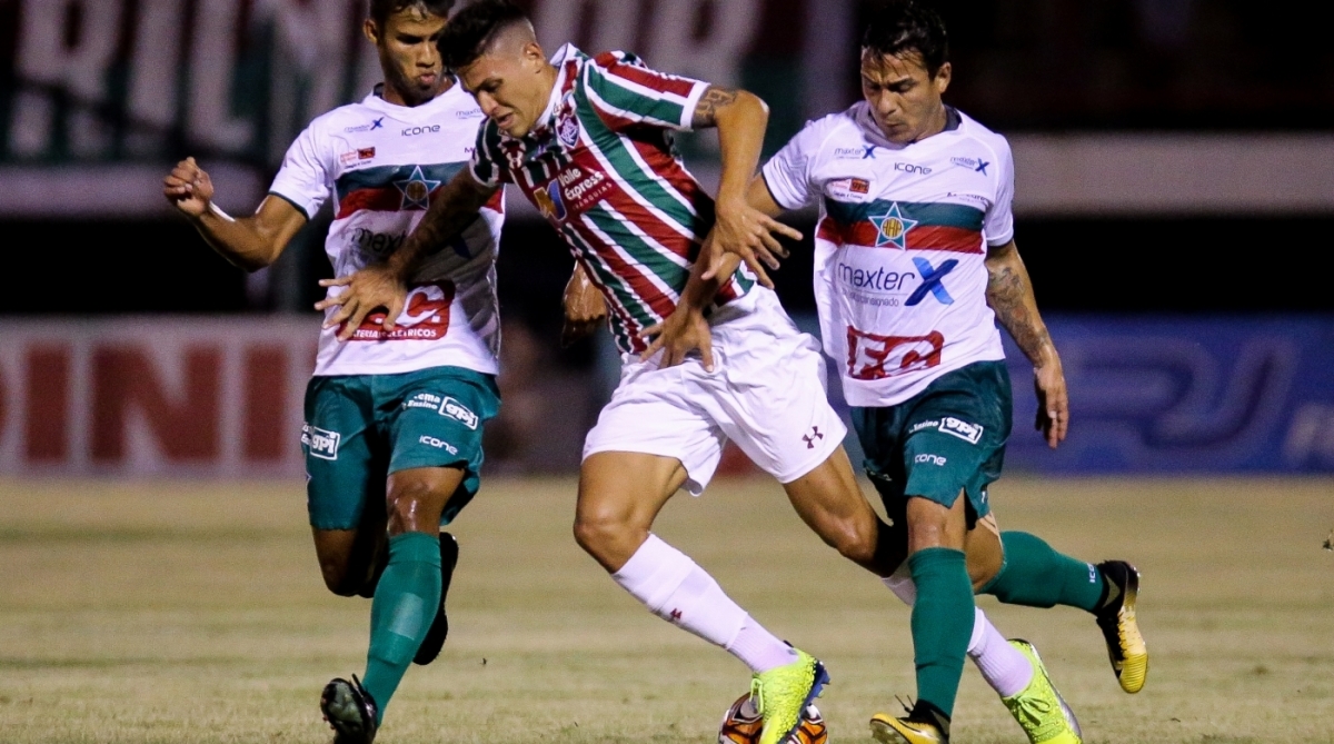 Partida entre Fluminense x Portuguesa no Est&aacute;dio de Edson Passos, v&aacute;lida pela 3&ordf; Rodada da Ta&ccedil;a Guanabara (1&ordm; Turno do Campeonato Carioca. Foto - Lucas Mer&ccedil;on / Fluminense F.C.
