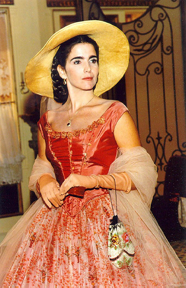 Conselheiro Francisco (Werner Schünemann) e Ester (Malu Mader) em 'Tempo de Amar'