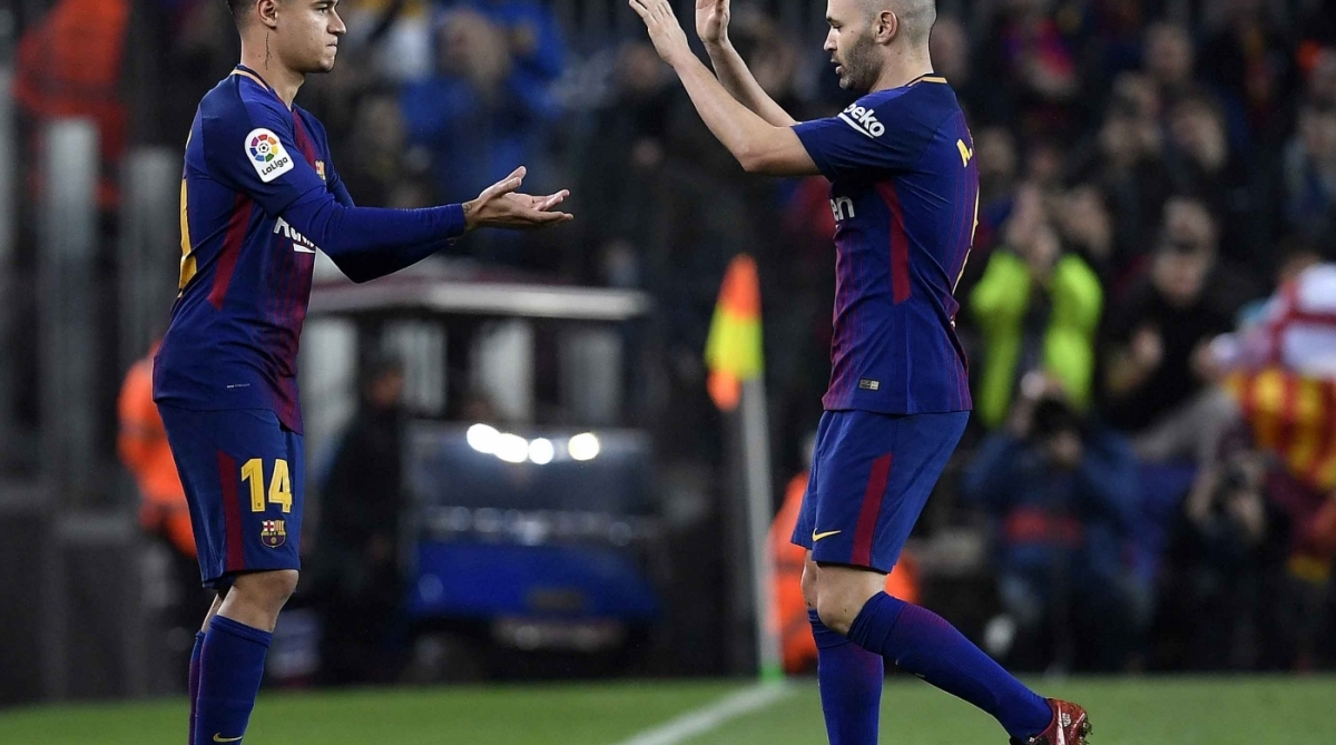 Coutinho fez a sua estreia pelo Barcelona