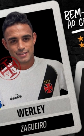 Werley acertou com o Vasco