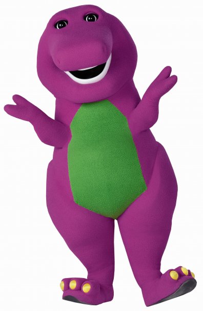 O dinossauro Barney - Divulgação/Facebook