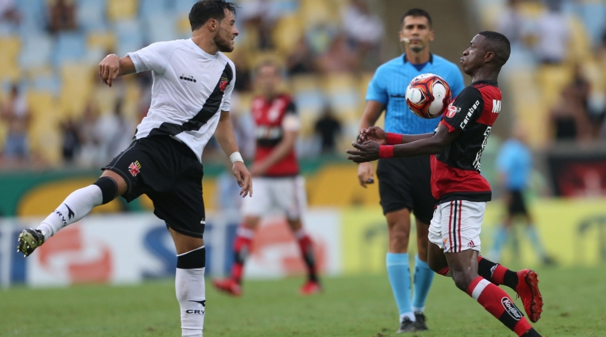 CAMPEONATO CARIOCA - Jogo disputado por Flamengo X Vasco pela 4 rodada da Taça Guanabara no estádio Maracana. RJ, 27 de janeiro.
