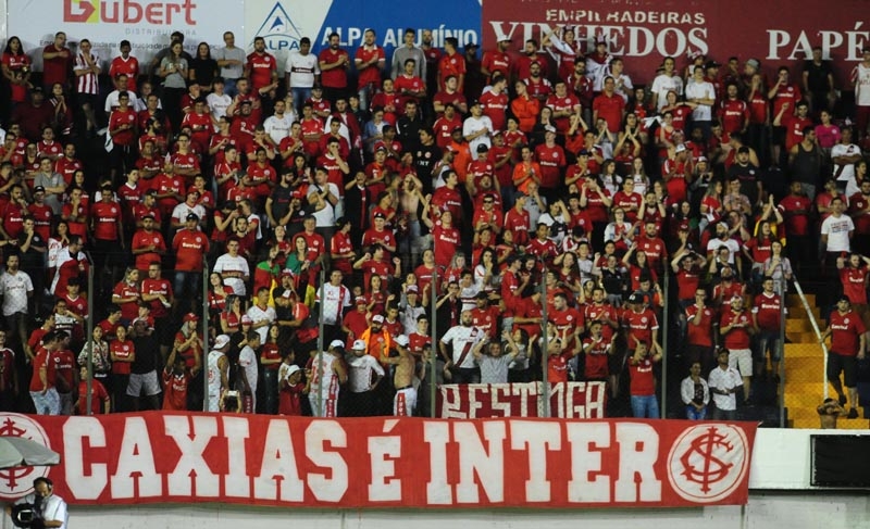 Partida entre Caxias e Internacional pelo Campeonato Ga�cho