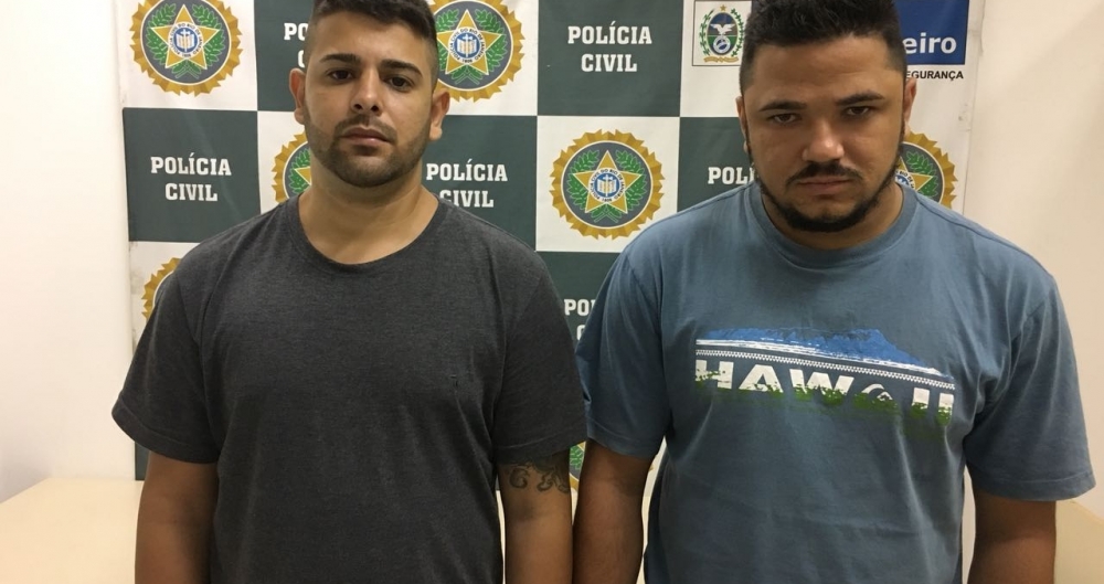 Mailon dos Santos Linhares e Leandro Luiz Corr�a de Jesus, dupla traficante do Salgueiro