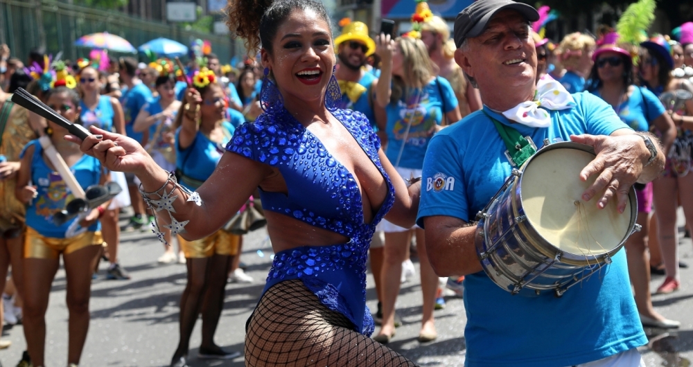 Rio, 28/01/2018 - Carnaval de Rua - Bloco Me Esquece desfila no Jardim Bot�nico. Foto Fernando Maia/FOTOPRESS