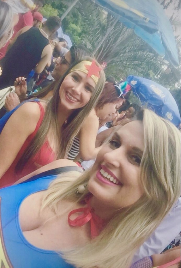 Monique e Jade escaparam ilesas - acervo pessoal