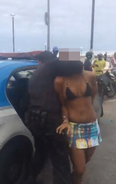 Menina � agredida por PMs em Cabo Frio