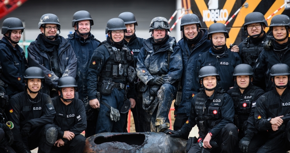 Bomba da Segunda Guerra Mundial � descoberta em Hong Kong