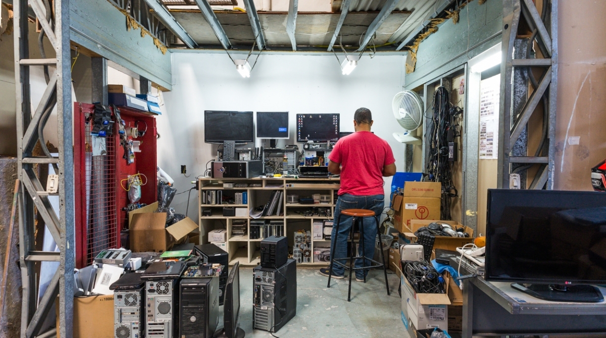 Ação do CEL International School e da Zyklus Reciclagem, com apoio do NorteShopping para reciclagem de lixo eletronico