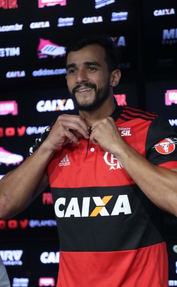 Apresenta��o do Henrique Dourado no Flamengo - 01/02/2018