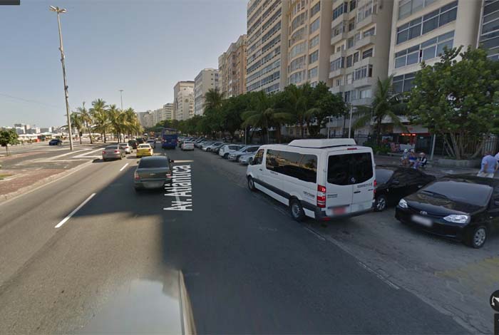 Idosa foi atropelada na Avenida Atl�ntica, em Copacabana