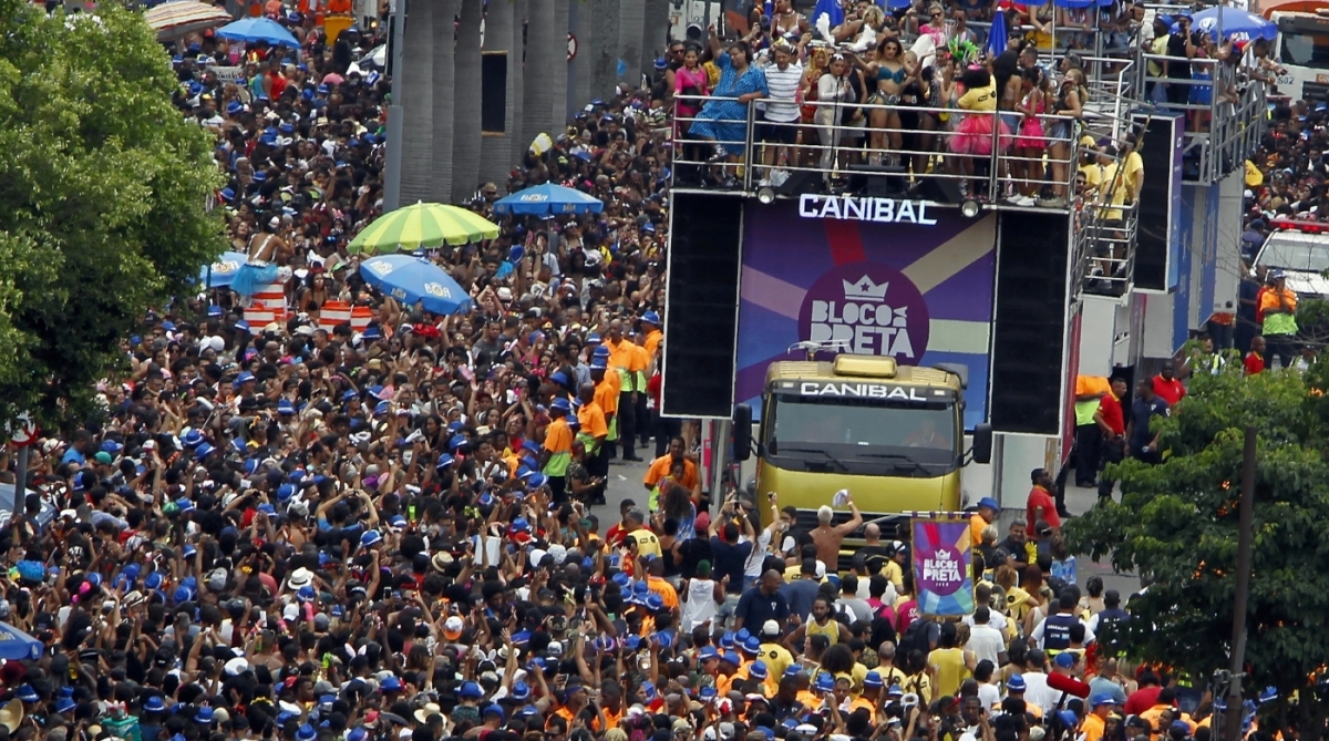 Blocos de Carnaval arrasta multidoes  nas ruas do Rio, Bloco da Preta Gil na Avenida Antonio Carlos,  Severino Silva Agencia O Dia - Severino Silva