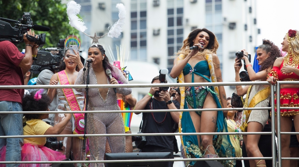 Bloco da Preta contou com a participação de Pabllo Vittar