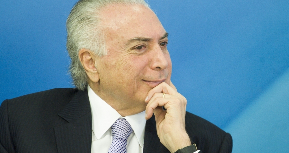 Bras�lia - O presidente Michel Temer participa do lan�amento do Documento Nacional de Identifica��o (digital e biom�trico), no Pal�cio do Planalto. (Marcelo Camargo/Ag�ncia Brasil)