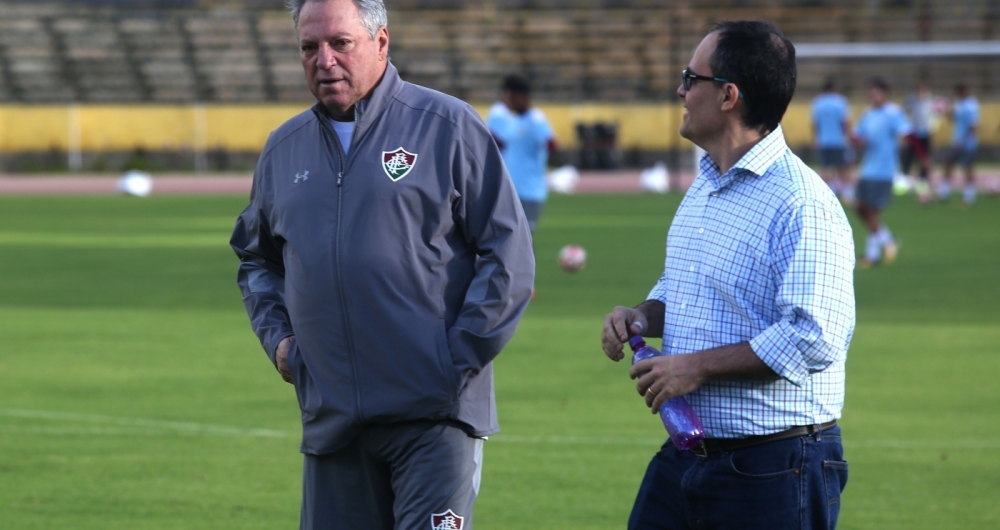 Equador - 25/07/2017 - EST�DIO ATAHUALPA.Treino do Fluminense nesta tarde em Quito, Equador..FOTO NELSON PEREZ/FLUMINENSE F.C...IMPORTANTE: Imagem destinada a uso institucional e divulga��o, seu uso comercial est� vetado incondicionalmente por seu autor e o Fluminense Football Club...IMPORTANT: image intended for institutional use and distribution. Commercial use is prohibited unconditionally by its author and Fluminense Football Club