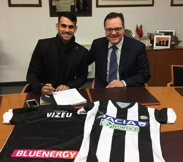 Felipe Vizeu acertou com a Udinese 