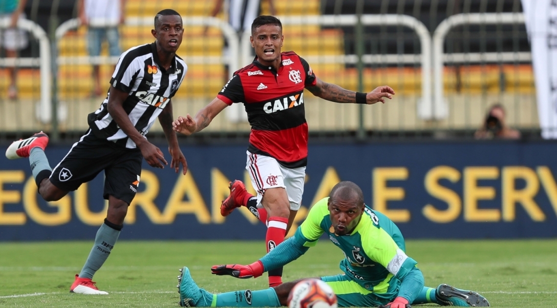 Flamengo venceu o Botafogo por 3 a 1