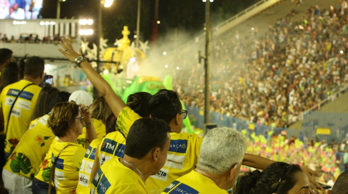 Carnaval 2018 - Desfile das Escolas de Samba do Grupo A na Marques de Sapucaí. Camarote do Jornal O Dia