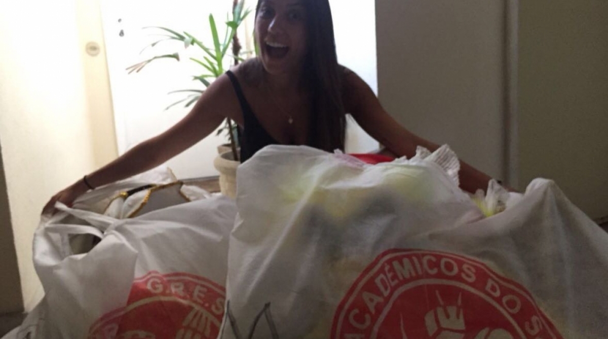 Jessica ficou surpresa ao descobrir que sua frase foi escolhida