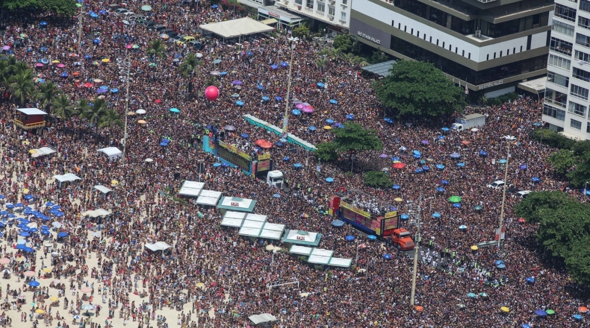 Foto aérea Bloco Favorita