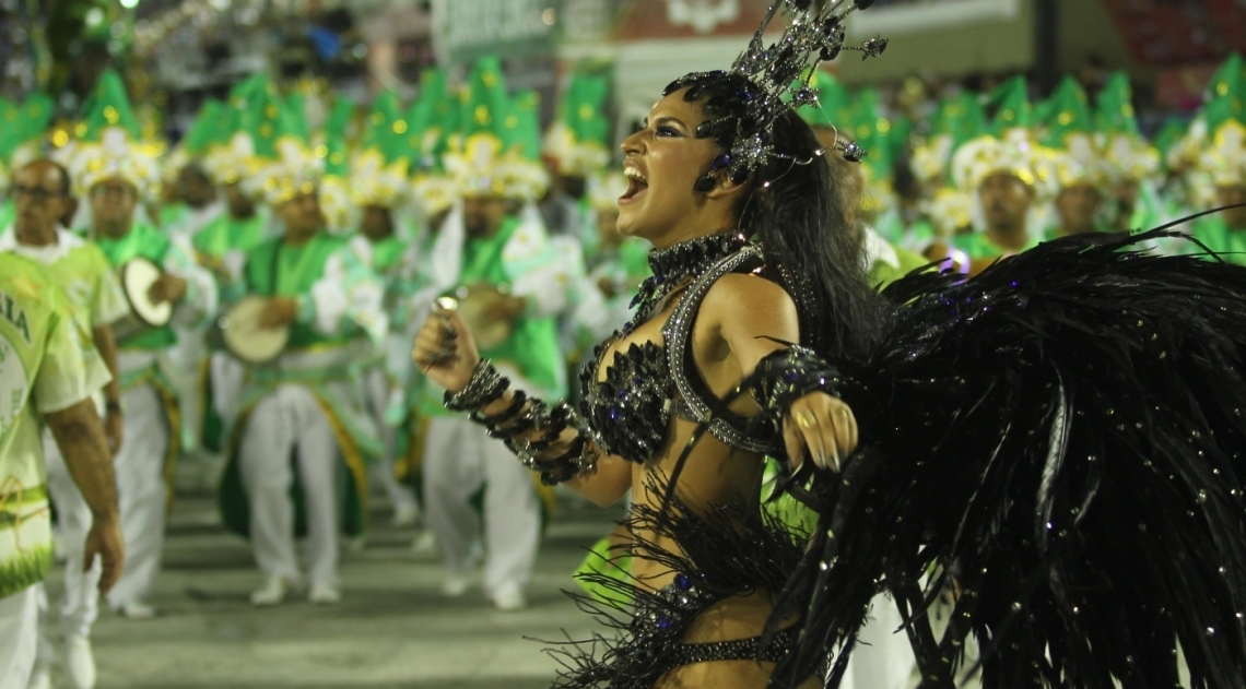 Carnaval 2018 - Desfile das Escolas do Grupo A na Marques de Sapuca�. G.R.E.S. Academicos de Santa Cruz