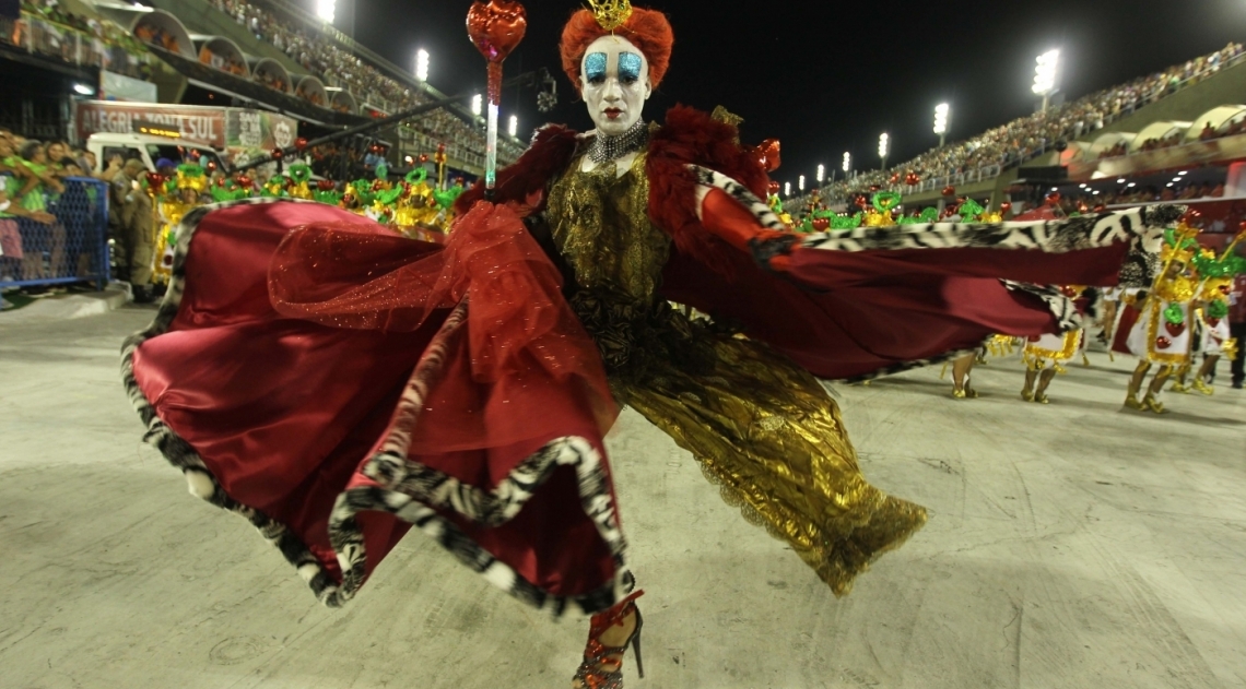 Carnaval 2018 - Desfile das Escolas do Grupo A na Marques de Sapuca�. G.R.E.S. Academicos de Santa Cruz