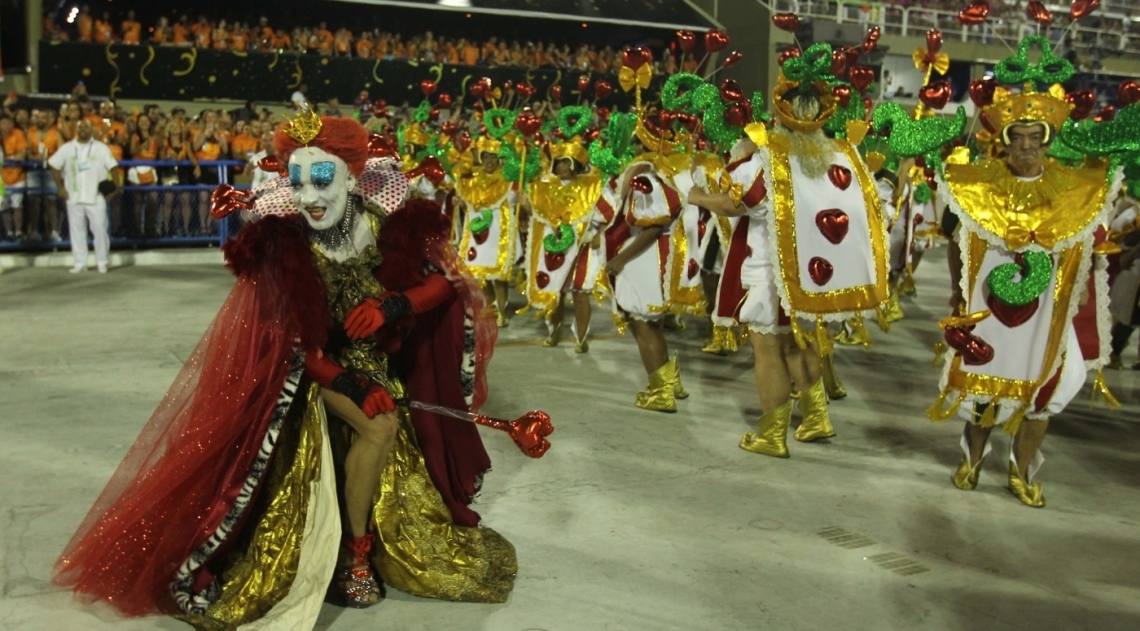 Carnaval 2018 - Desfile das Escolas do Grupo A na Marques de Sapuca�. G.R.E.S. Academicos de Santa Cruz