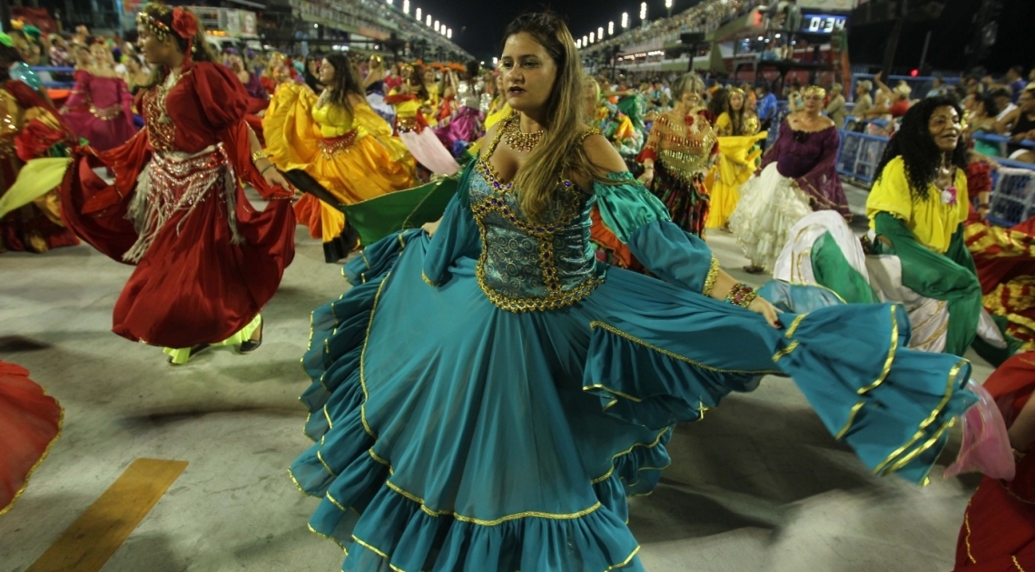 Carnaval 2018 - Desfile das Escolas do Grupo A na Marques de Sapuca�. G.R.E.S. Academicos de Santa Cruz