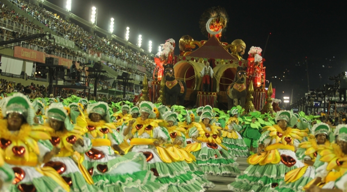 Carnaval 2018 - Desfile das Escolas do Grupo A na Marques de Sapuca�. G.R.E.S. Academicos de Santa Cruz