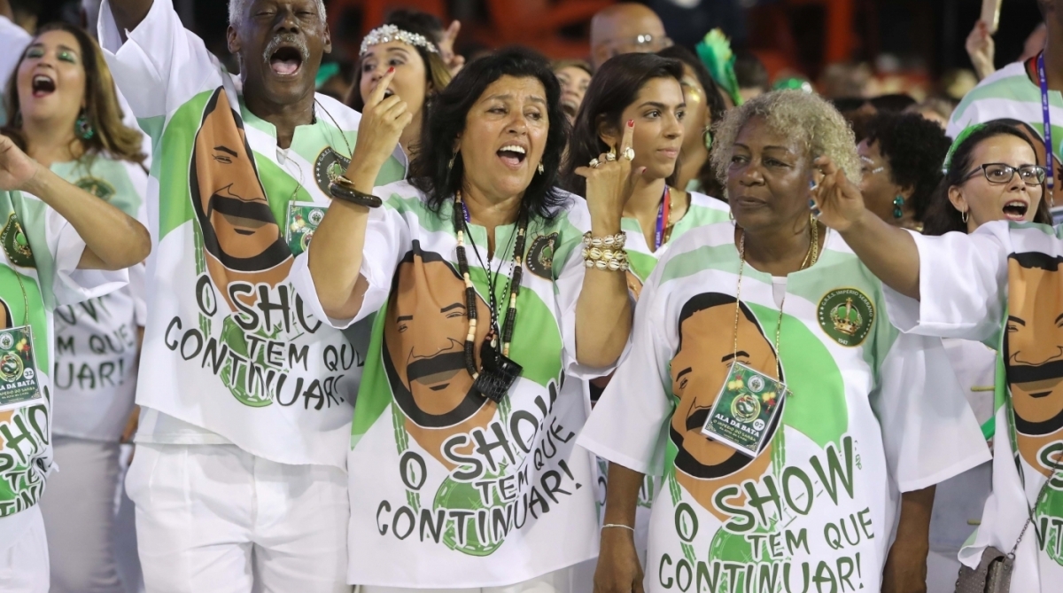 Carnaval 2018 - Desfile das Escolas de Samba do Grupo Especial na Marques de Sapuca&iacute;. G.R.E.S. Imp&eacute;rio Serrano