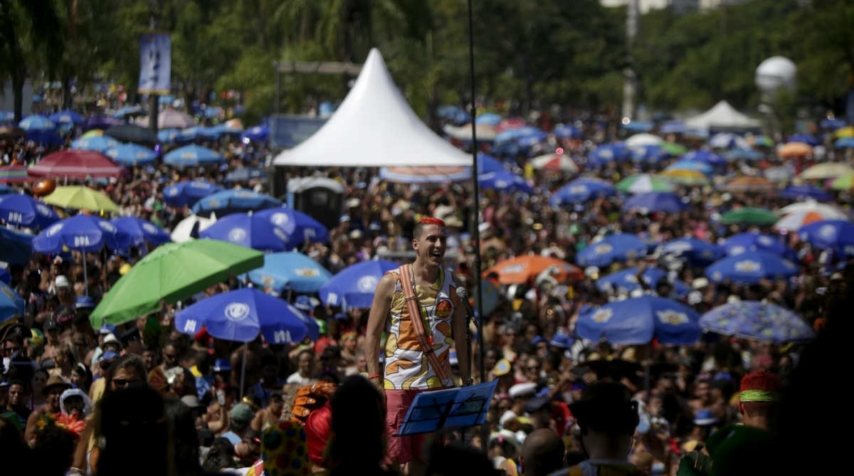 2018-02-11 - O bloco Bangalafumenga no Aterro do Flamengo no centro do Rio de Janeiro. Foto: Luciano Belford / Agencia O Dia