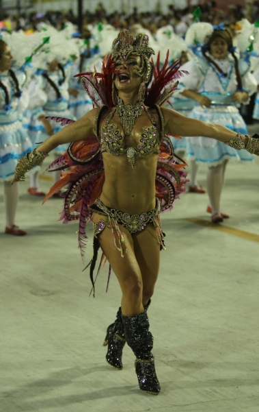 Carnaval 2018 - Desfile das Escolas do Grupo A na Marques de Sapuca�. G.R.E.S. Academicos de Santa Cruz