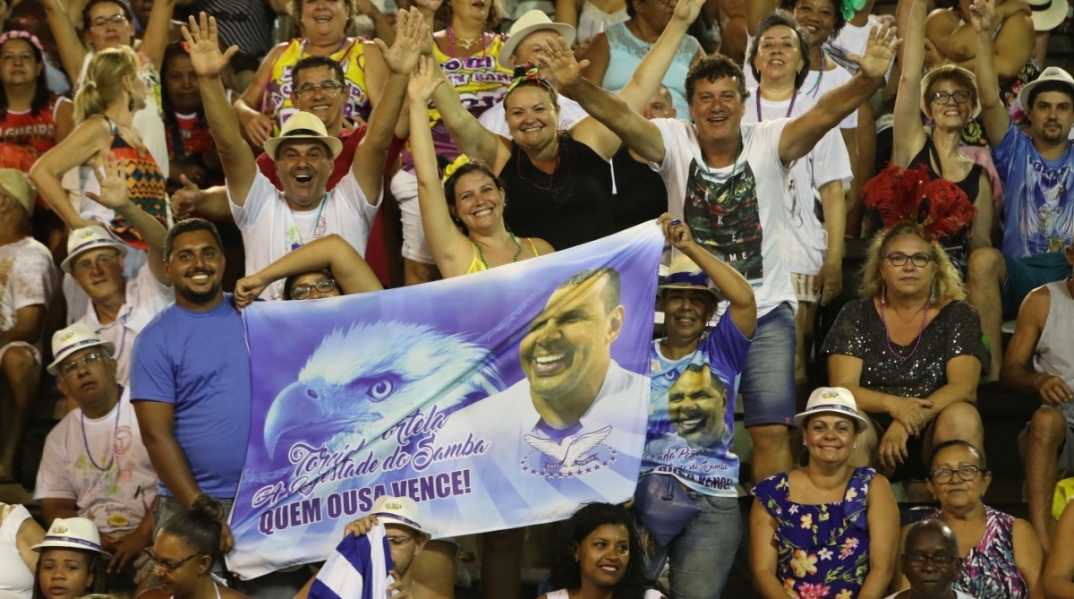 Público vibrou com a passagem da Tijuca