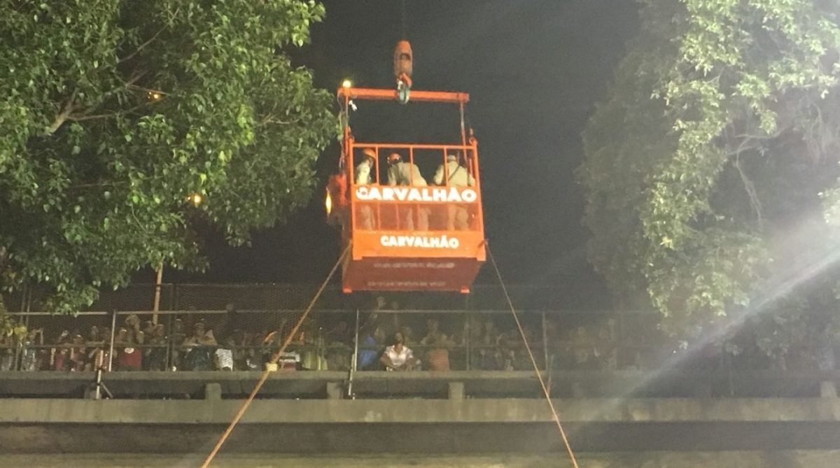 Morador de rua foi resgatado com ajuda de Carvalhão - Rafael Nascimento / Agência O Dia