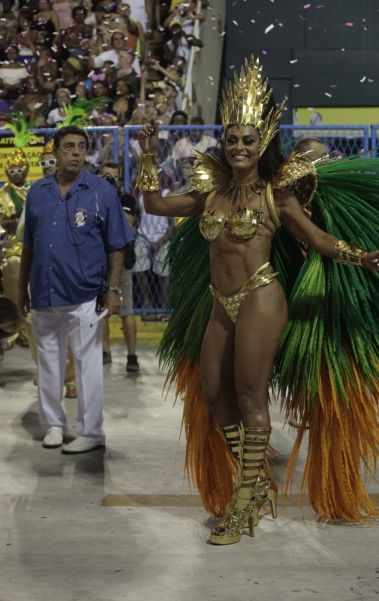 Juliana Paes, como Rainha de Bateria da Grande Rio