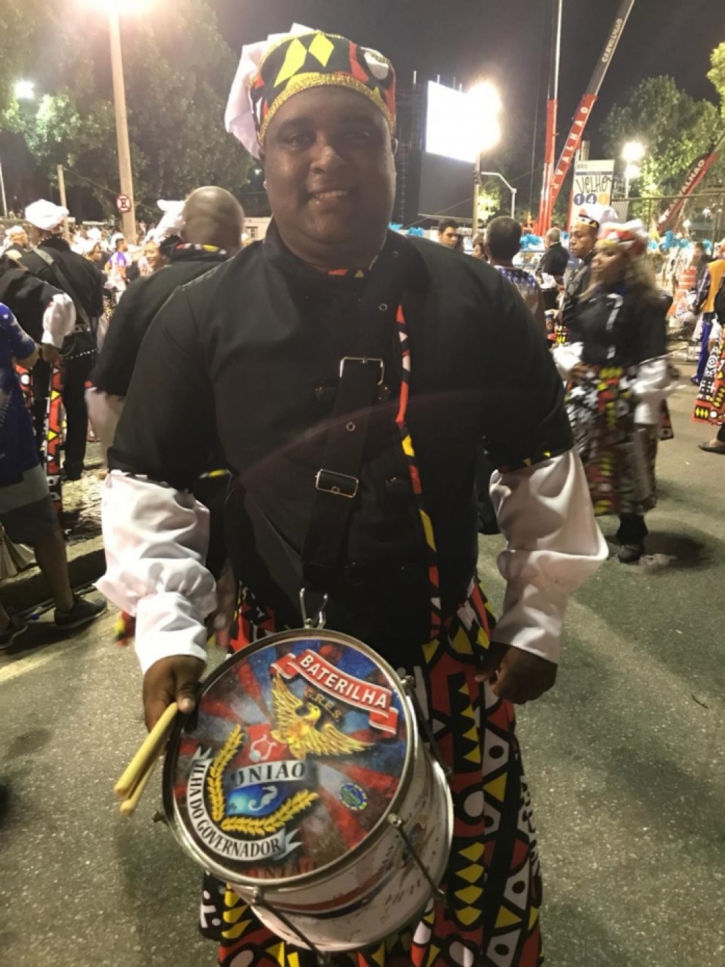 Carlos Luiz Rosa desfila pelo quarta vez na União da Ilha - Gabriela Mattos / Agência O Dia